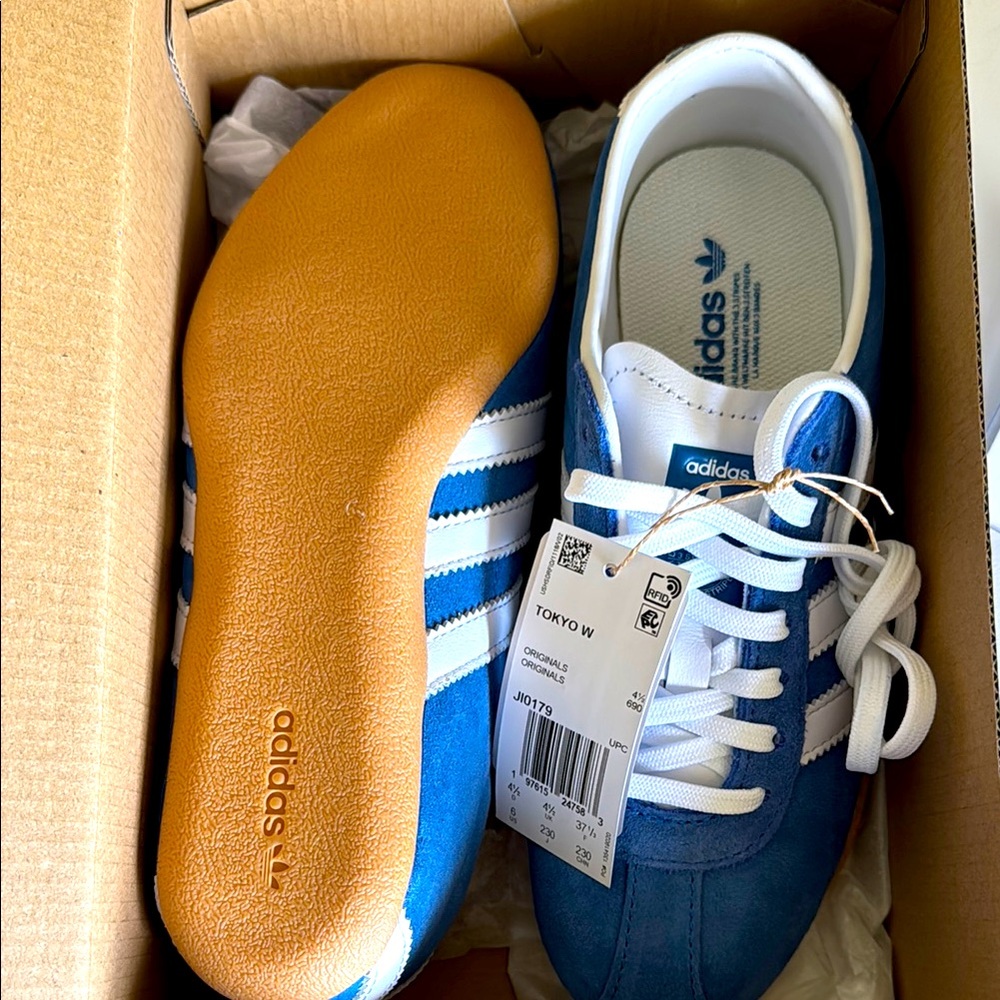 Adidas Women’s Tokyo Blue Sneakers NWT